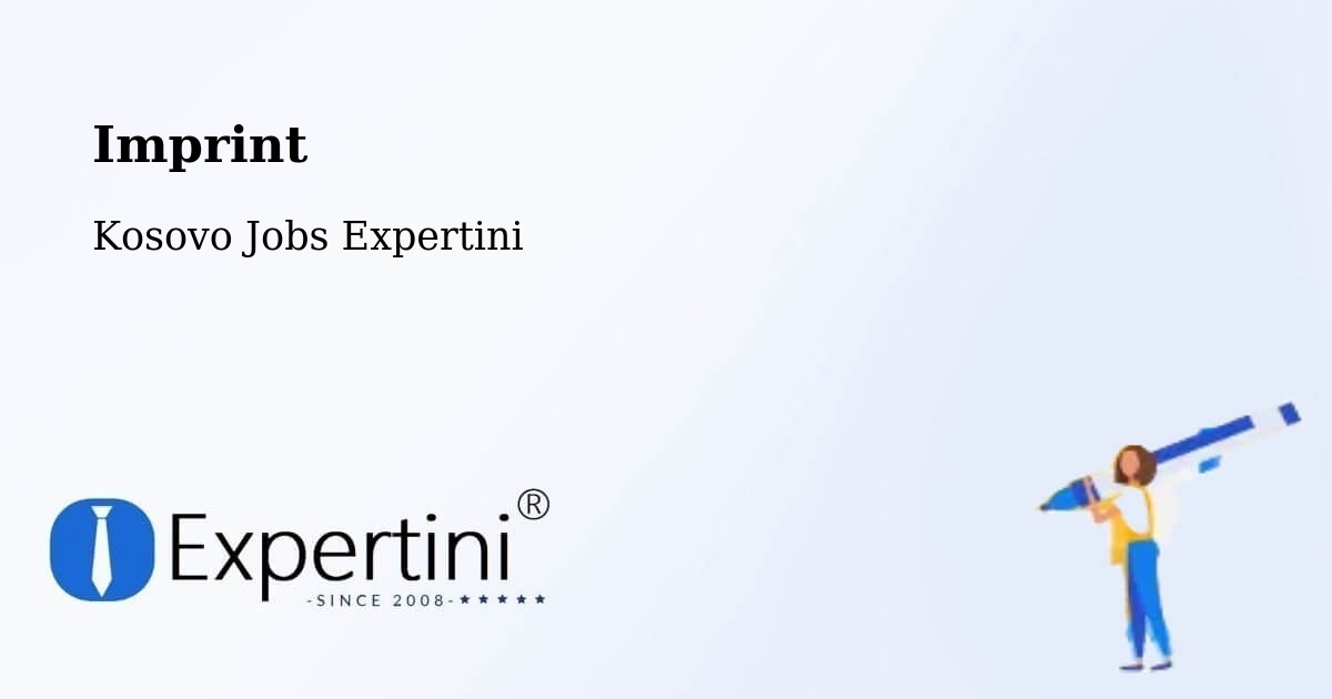 Imprint – Dobrčane - Kosovo Jobs Expertini